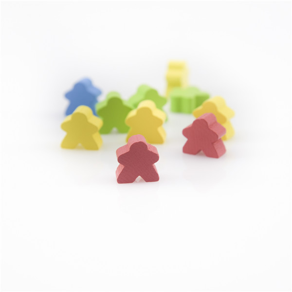 ໄມ້ Meeple ສໍາລັບເກມ Tabletop