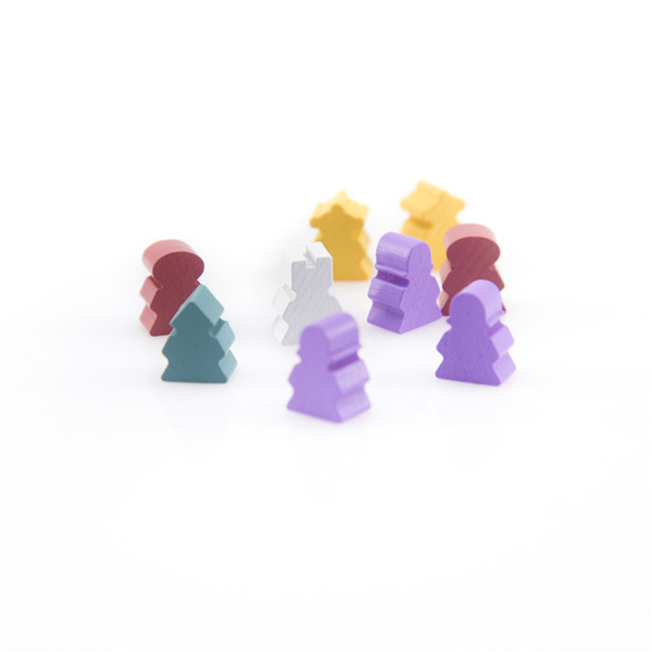 ໄມ້ Meeple ໃນຫຼາຍຮູບຮ່າງ