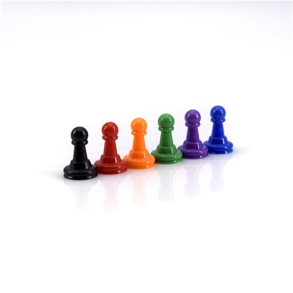 Pawns ພາດສະຕິກສີສັນສໍາລັບເກມ Tabletop