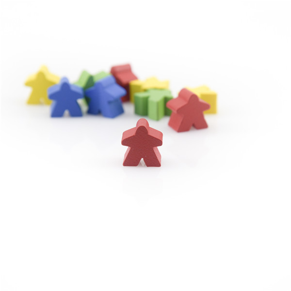 ຫົວຊີ້ໄມ້ Meeple ສໍາລັບເກມກະດານທີ່ກໍາຫນົດເອງ